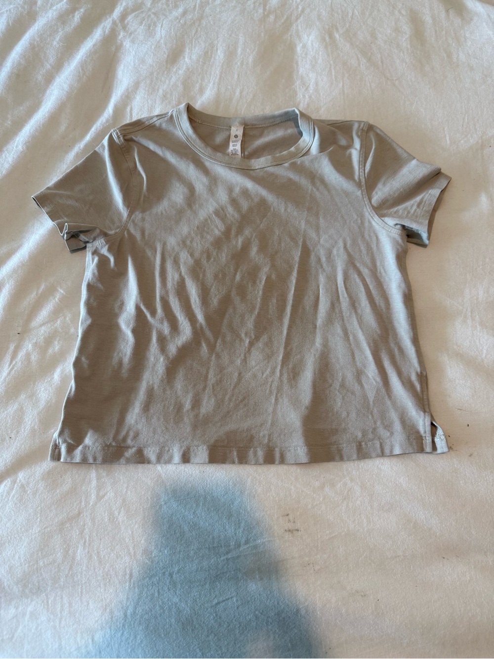 lululemon athletica Short Sleeve Crew Tee in Light Gray